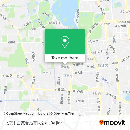 北京中岳苑食品有限公司 map