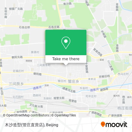 木沙造型(管庄直营店) map