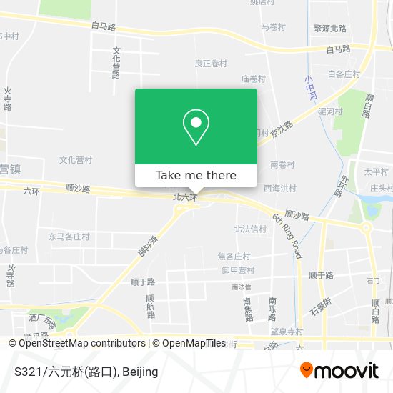 S321/六元桥(路口) map