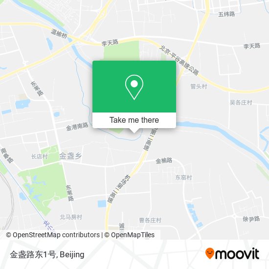 金盏路东1号 map