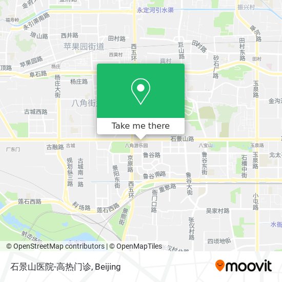 石景山医院-高热门诊 map