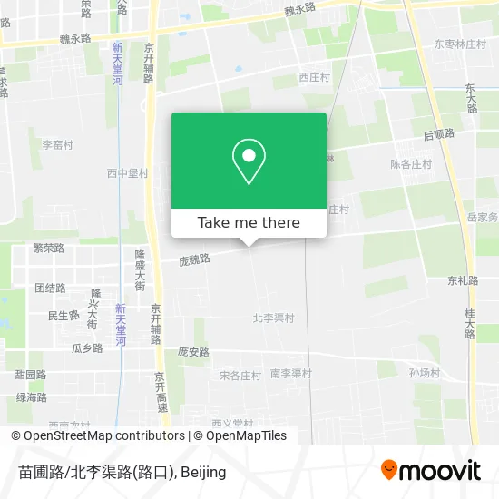 苗圃路/北李渠路(路口) map