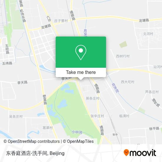 东香庭酒店-洗手间 map