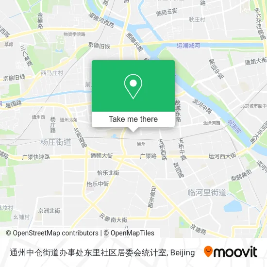 通州中仓街道办事处东里社区居委会统计室 map