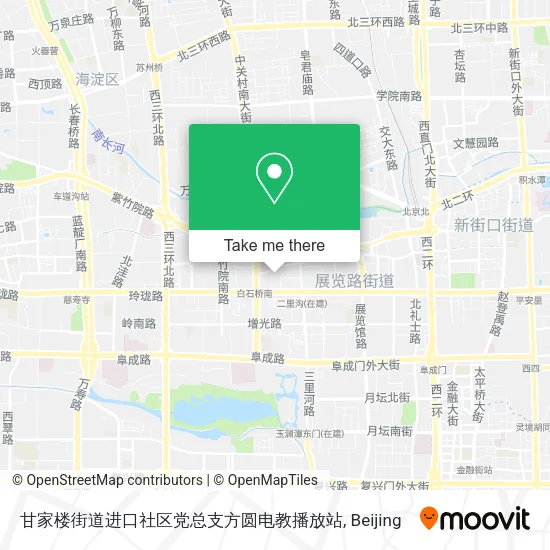 甘家楼街道进口社区党总支方圆电教播放站 map