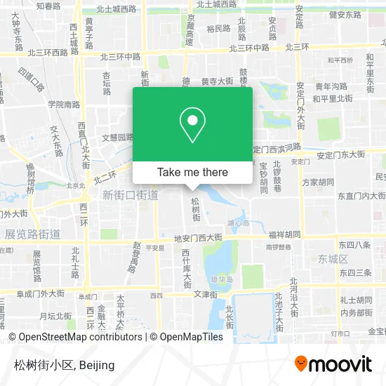松树街小区 map