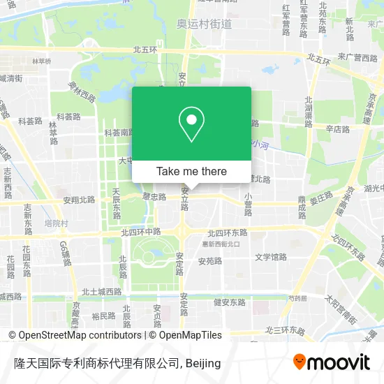 隆天国际专利商标代理有限公司 map