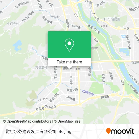 北控水务建设发展有限公司 map