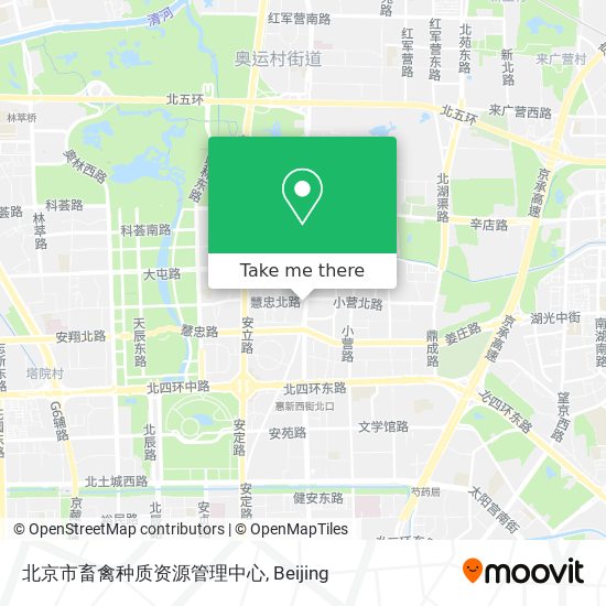 北京市畜禽种质资源管理中心 map