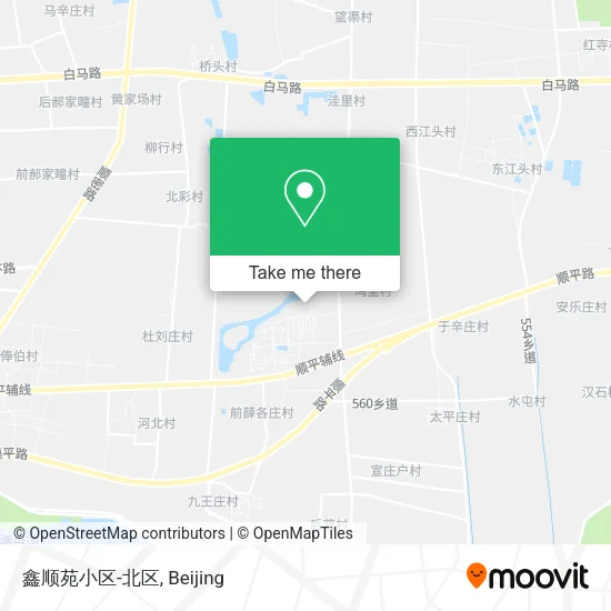 鑫顺苑小区-北区 map