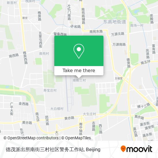 德茂派出所南街三村社区警务工作站 map