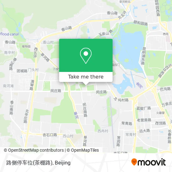 路侧停车位(茶棚路) map