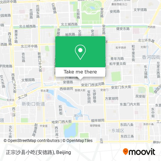 正宗沙县小吃(安德路) map