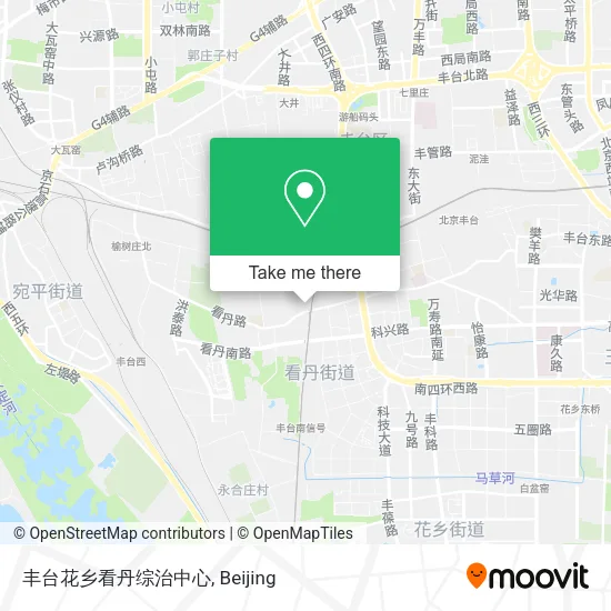 丰台花乡看丹综治中心 map