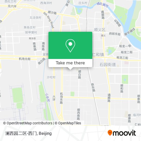 澜西园二区-西门 map