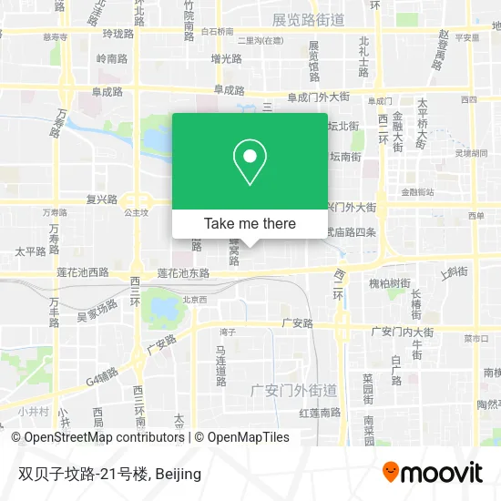 双贝子坟路-21号楼 map