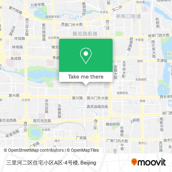 三里河二区住宅小区A区-4号楼 map