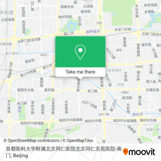 首都医科大学附属北京同仁医院北京同仁京苑医院-南门 map