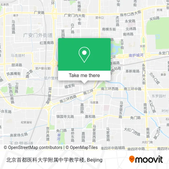 北京首都医科大学附属中学教学楼 map
