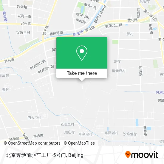 北京奔驰前驱车工厂-5号门 map