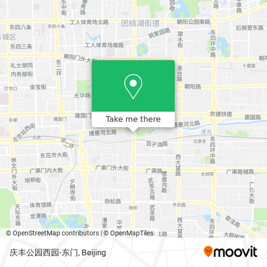 庆丰公园西园-东门 map