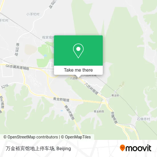 万金裕宾馆地上停车场 map