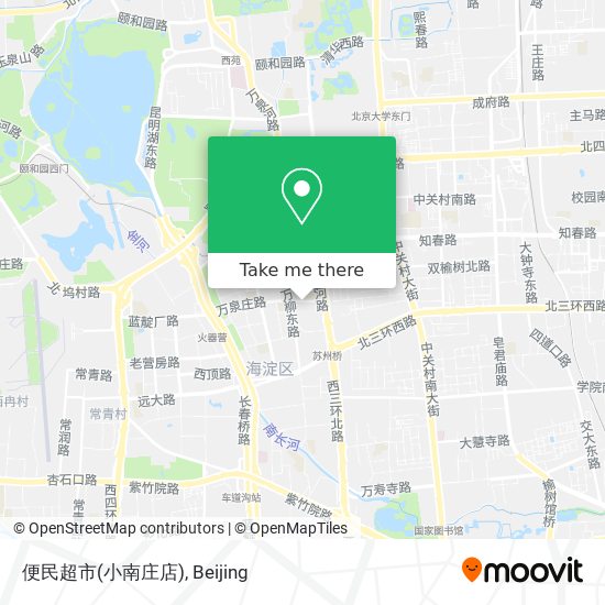 便民超市(小南庄店) map