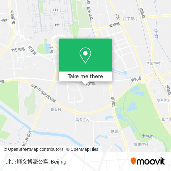 北京顺义博豪公寓 map