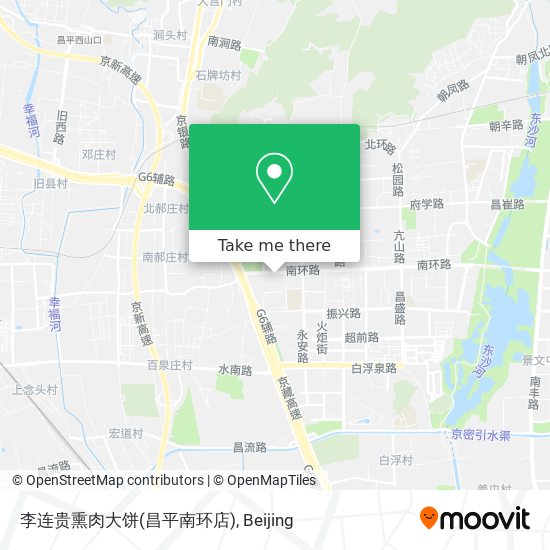 李连贵熏肉大饼(昌平南环店) map