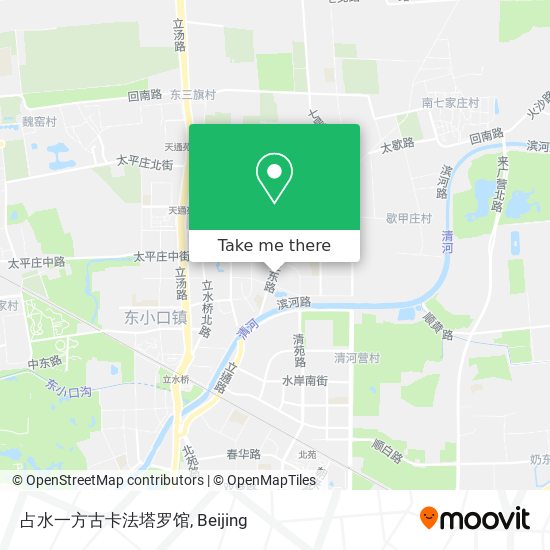 占水一方古卡法塔罗馆 map