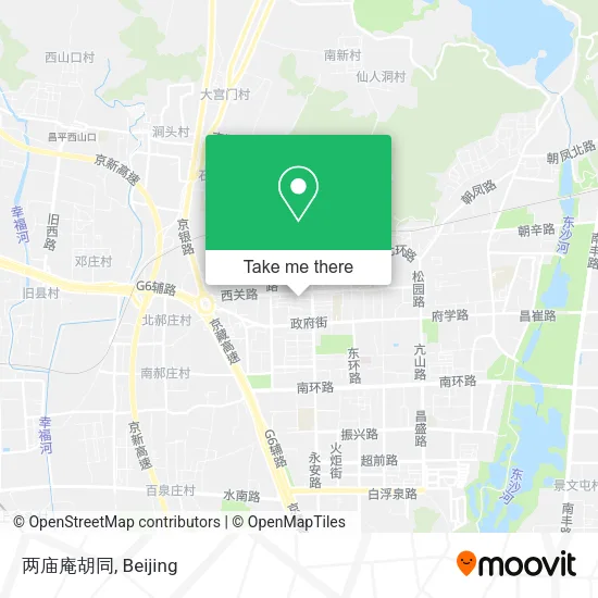 两庙庵胡同 map