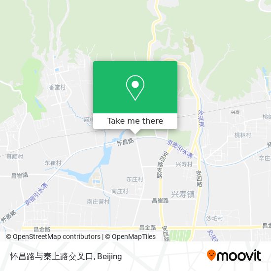 怀昌路与秦上路交叉口 map