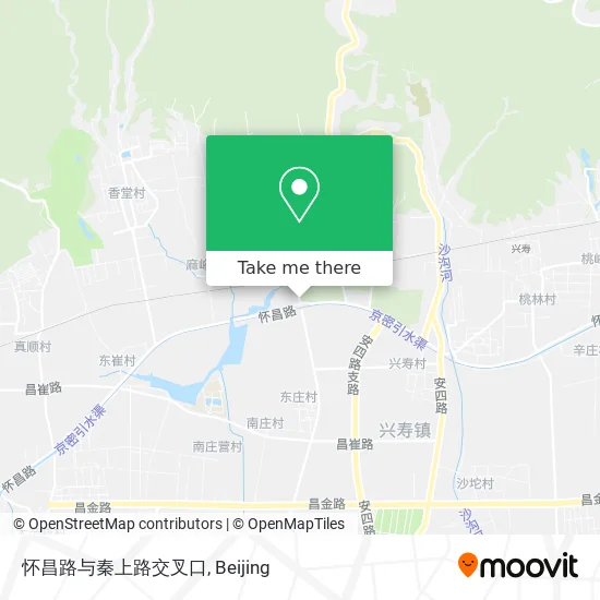 怀昌路与秦上路交叉口 map