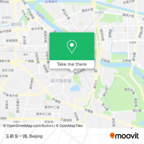 玉桥东一路 map