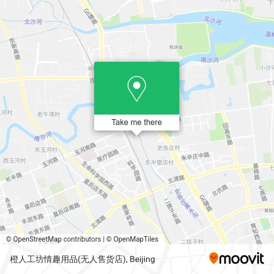 橙人工坊情趣用品(无人售货店) map