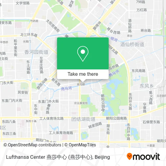 Lufthansa Center 燕莎中心 map