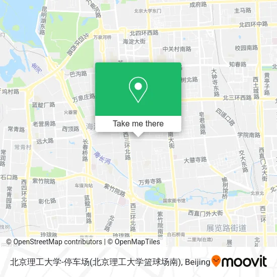 北京理工大学-停车场(北京理工大学篮球场南) map