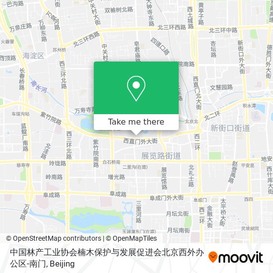 中国林产工业协会楠木保护与发展促进会北京西外办公区-南门 map