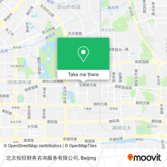 北京拓恒财务咨询服务有限公司 map