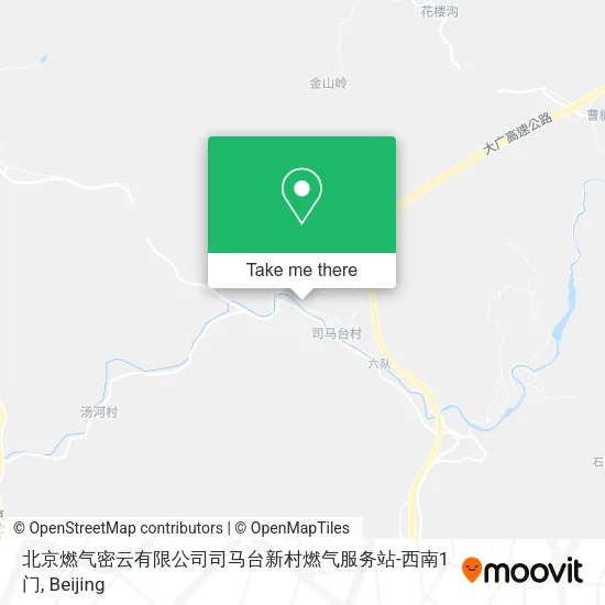 北京燃气密云有限公司司马台新村燃气服务站-西南1门 map