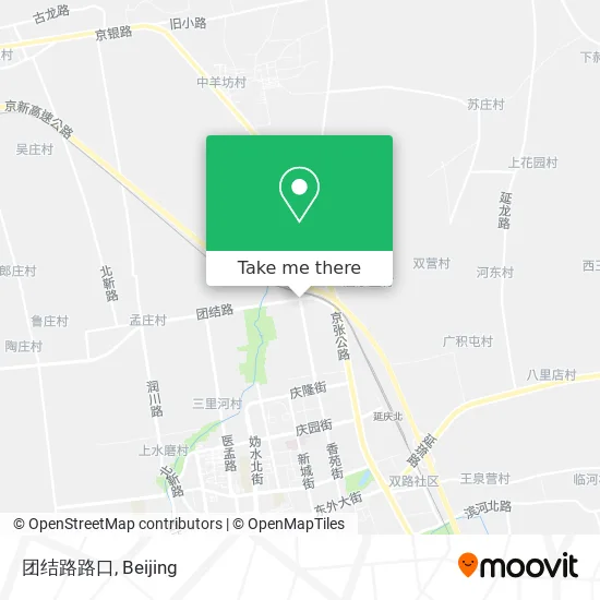 团结路路口 map