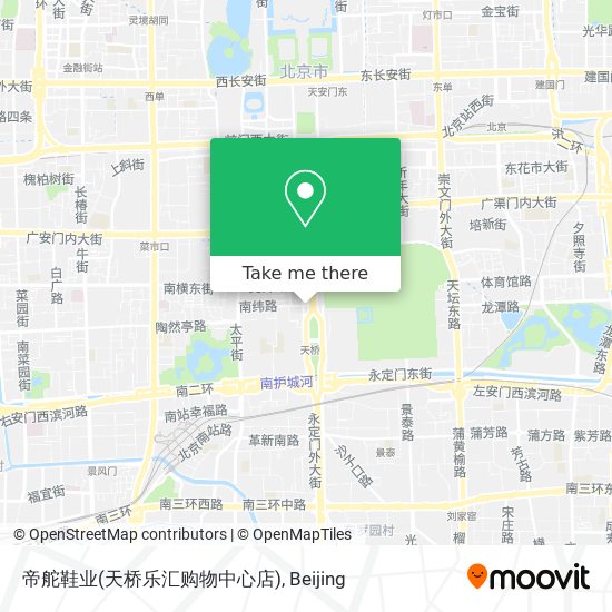 帝舵鞋业(天桥乐汇购物中心店) map