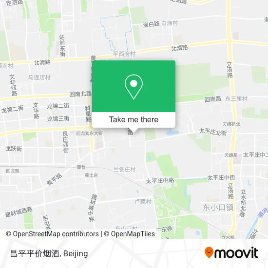 昌平平价烟酒 map