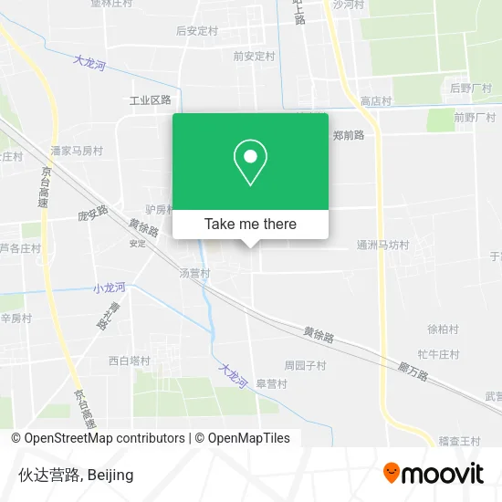 伙达营路 map