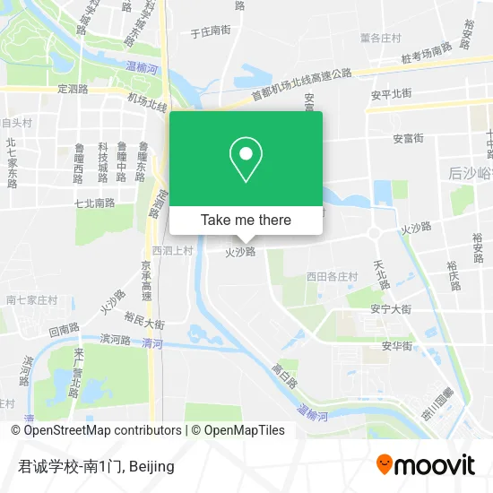 君诚学校-南1门 map