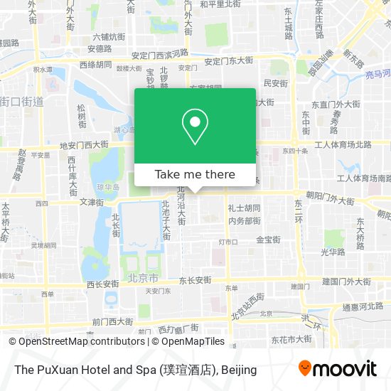 The PuXuan Hotel and Spa (璞瑄酒店) map