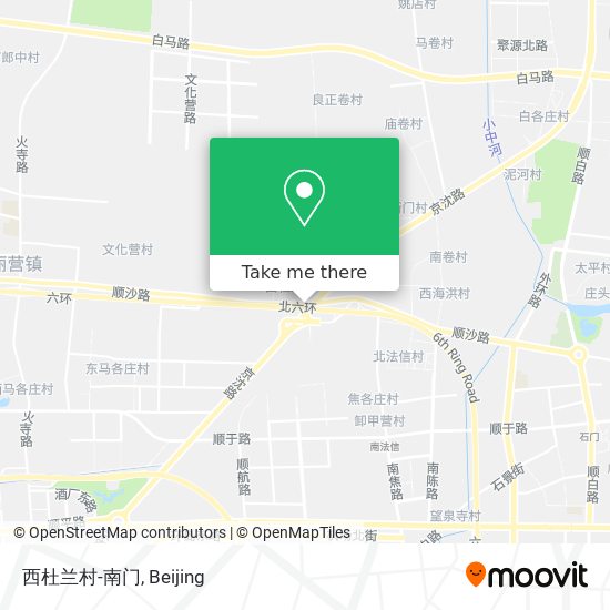 西杜兰村-南门 map