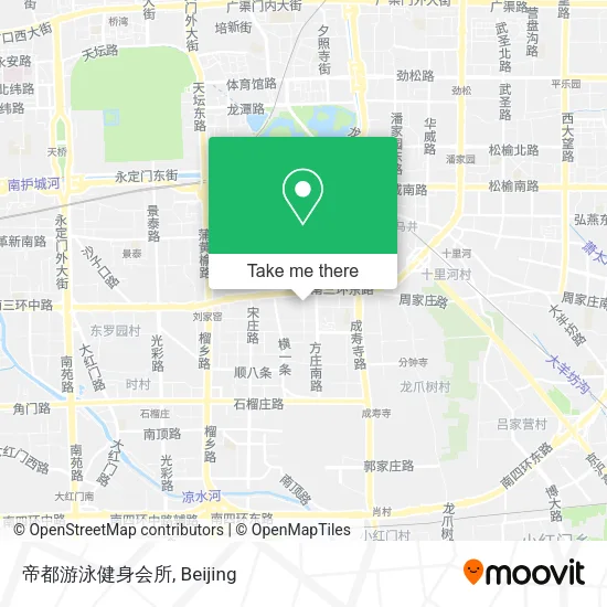 帝都游泳健身会所 map