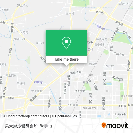 昊天游泳健身会所 map
