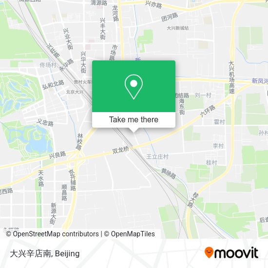 大兴辛店南 map